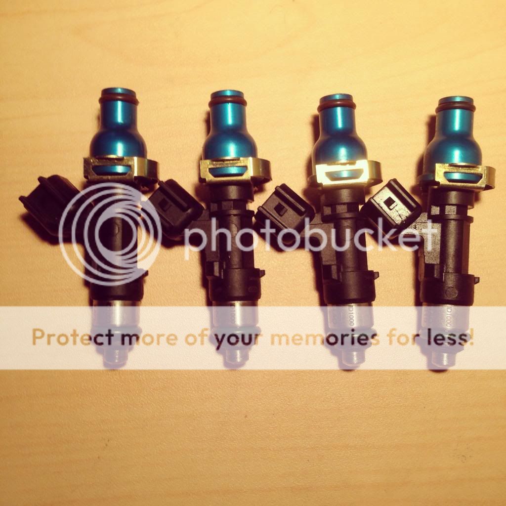 CA WTS/WTT CA18DET 1000cc injector dynamics!!! X n60 MAF